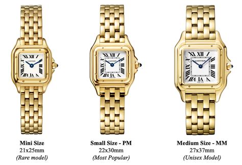 panthère de cartier mini|cartier panther size chart.